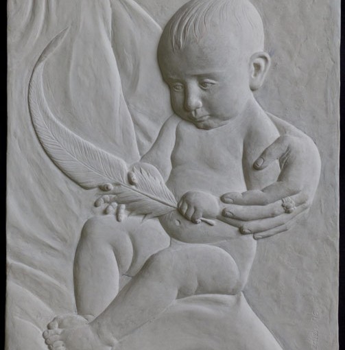 Infant with Plume