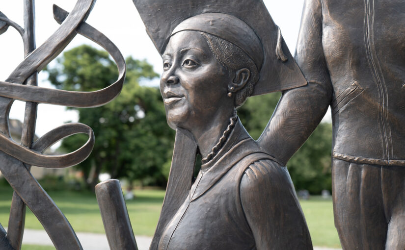 Lexington Women’s Monument (detail: Mary Elizabeth Miles Bibb)